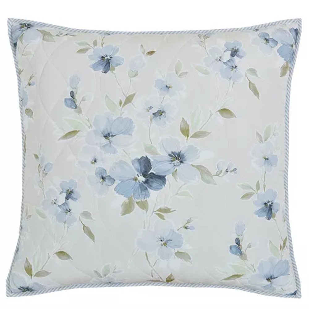 J Queen Piper & Wright Cecelia Quilted Euro Sham